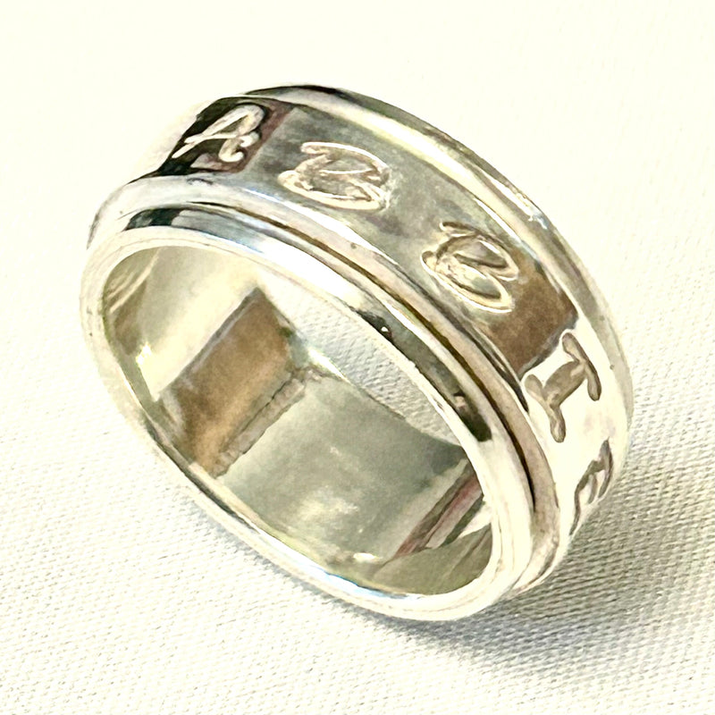 Rye Personalised Spinning Ring