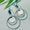 Charing Circles and Disc Earrings