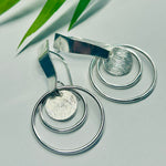 Charing Circles and Disc Earrings