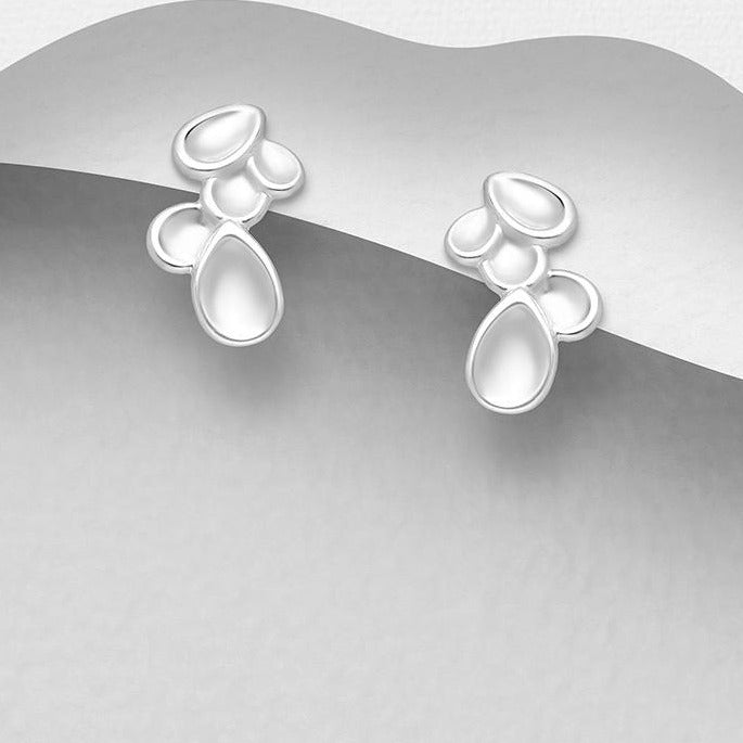 Small Ovals Contemporary Earrings