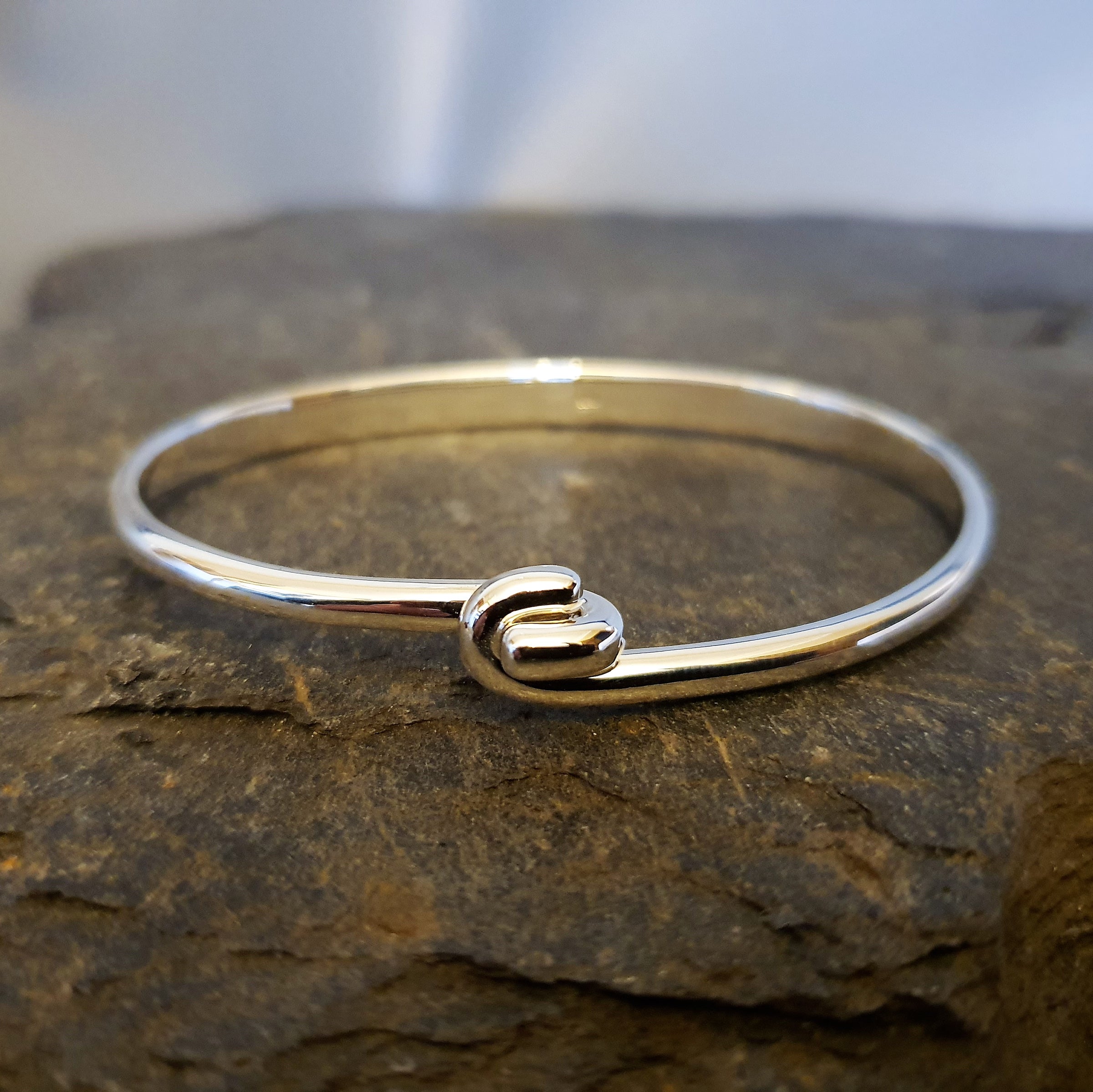 Silver Hook Bracelet -  UK