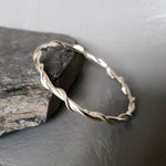 Wire Wrap Solid Bangle