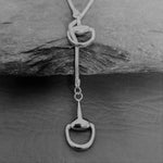 Snaffle Lariat Necklace (Adjustable)