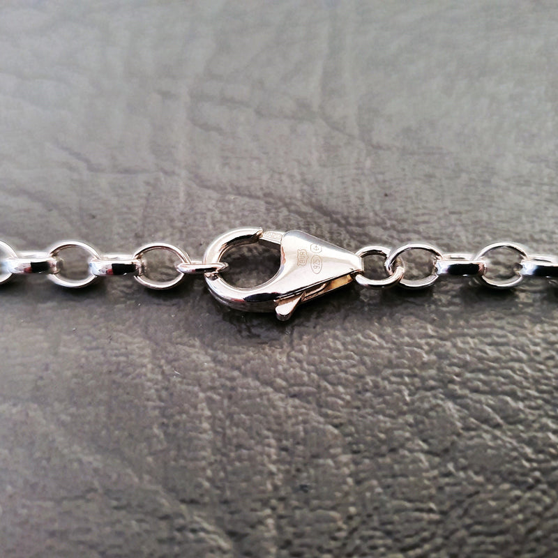 Long Silver And Stick Necklace