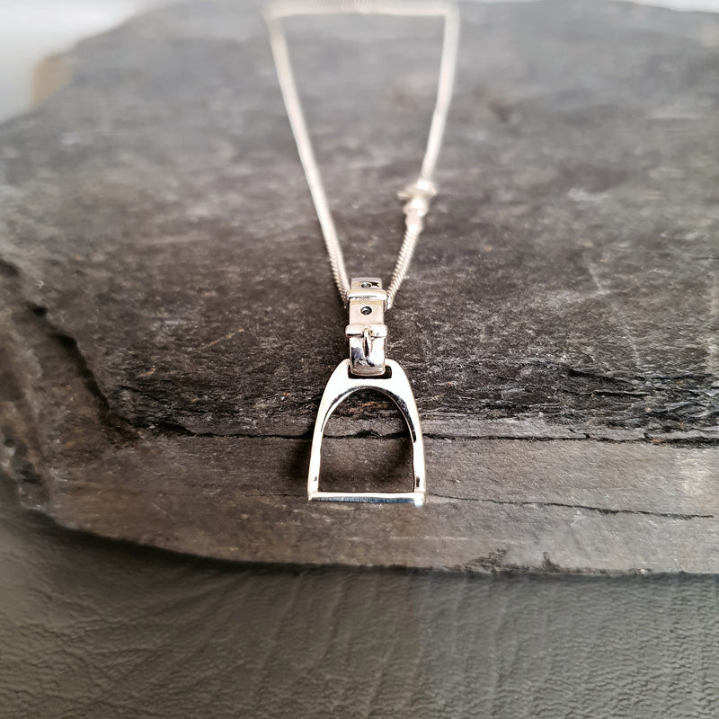 Small Stirrup Necklace