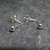 Stick And Ball Stud Earrings
