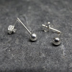 Stick And Ball Stud Earrings
