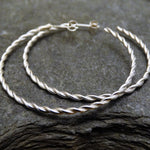 Twisted Hoops (40mm)