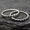 Sterling Silver Twisted Band