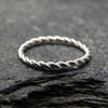 Sterling Silver Twisted Band