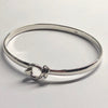 Handcrafted Silver Feature Bangle