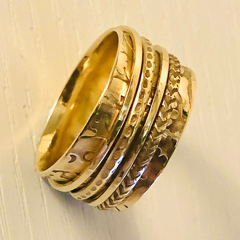 Packington 9ct Gold Spinning Ring